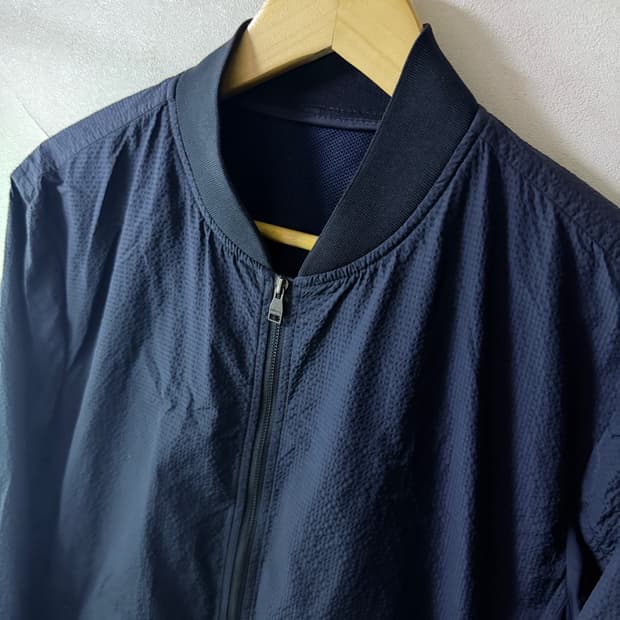 알레그리 남성 시어서커 블루종 점퍼 50 (남성 105정도)