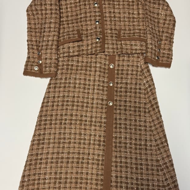 정품!! 마쥬 maje 트위드 자켓 셋업 S 아이디룩