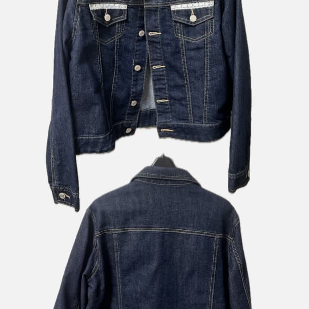 빈티지 데님 자켓 청자켓 여성