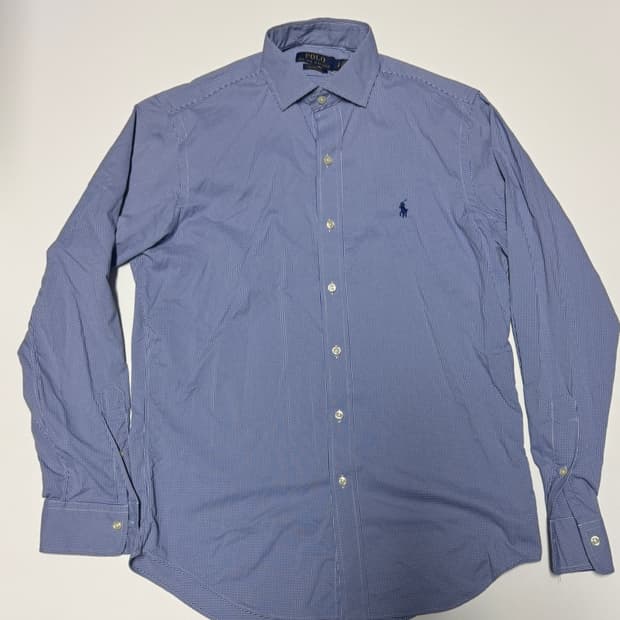 정품인증!! 폴로 랄프로렌 깅엄 체크 셔츠 S