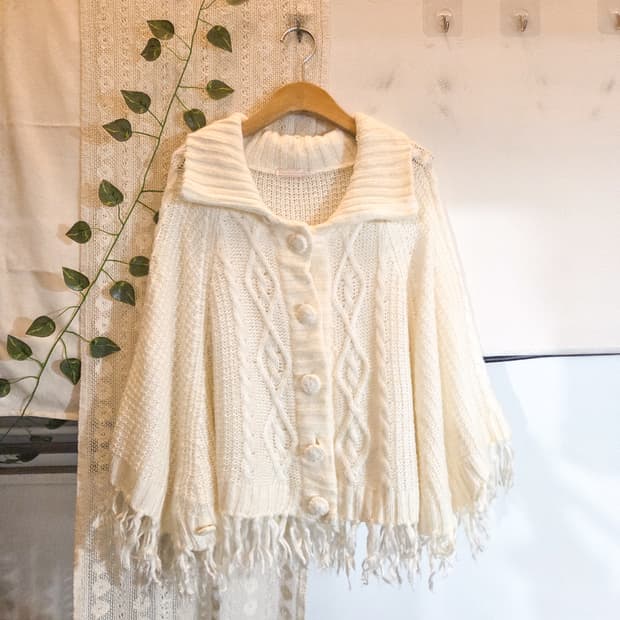 퓨어 케이프 가디건