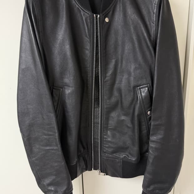 릭오웬스 램스킨 레더 자켓 48