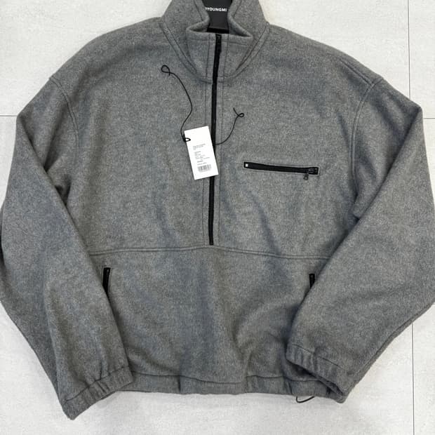 오라리 플리스 하프 집업 그레이 4