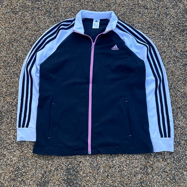 아디다스(ADIDAS) 스포티 블랙 져지 자켓