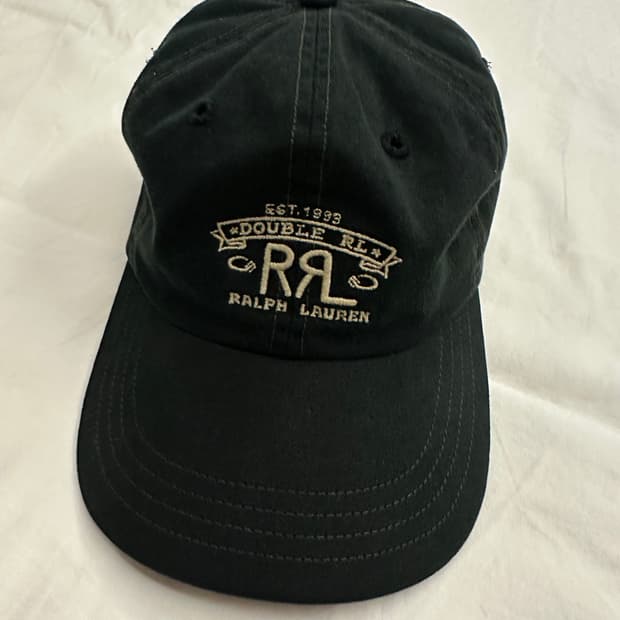 RRL Ralph Lauren 렌치로고 볼캡 블랙
