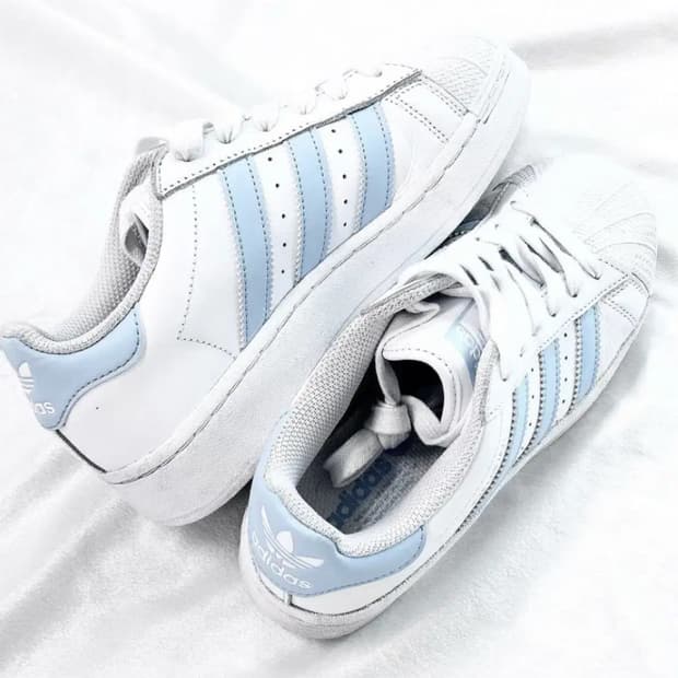 빈티지 아디다스 구 슈퍼스타 흰하 