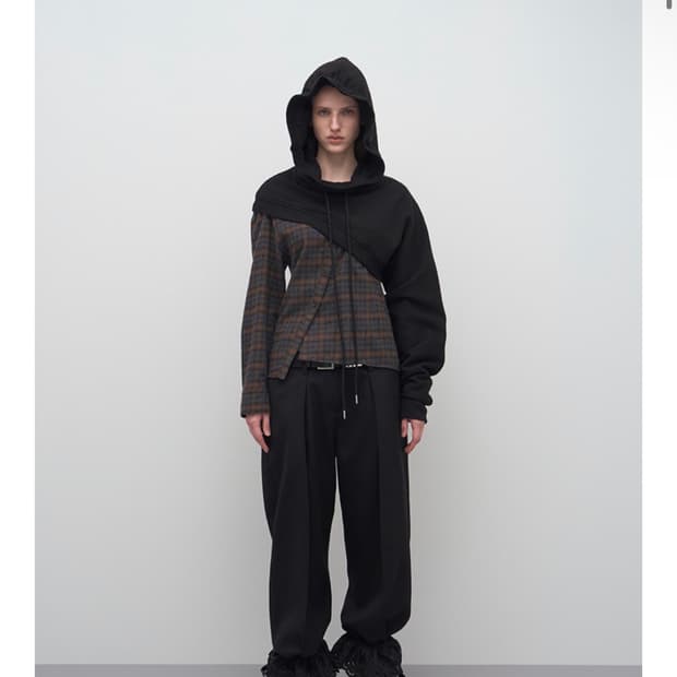 lcdctm hooded muffler black 