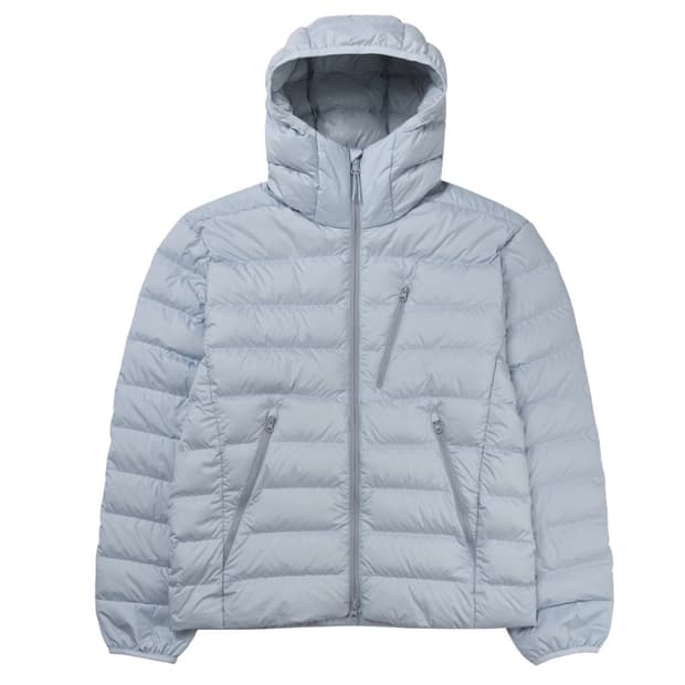 무신사스탠다드 시티 레저 후드 라이트 다운 자켓 클라우디 블루 