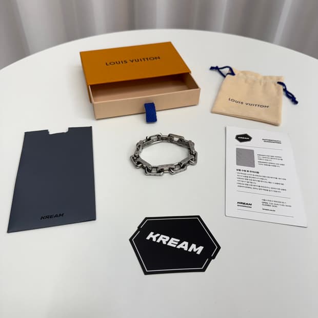 [크림 풀구성/ M] 루이비통 버질아블로 체인 팔찌
