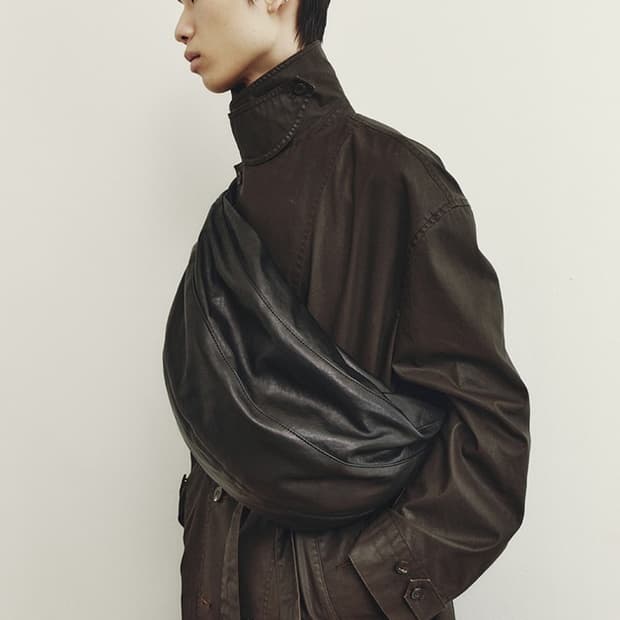 [M] 새상품 유스 코티드 더블 브레스티드 코트