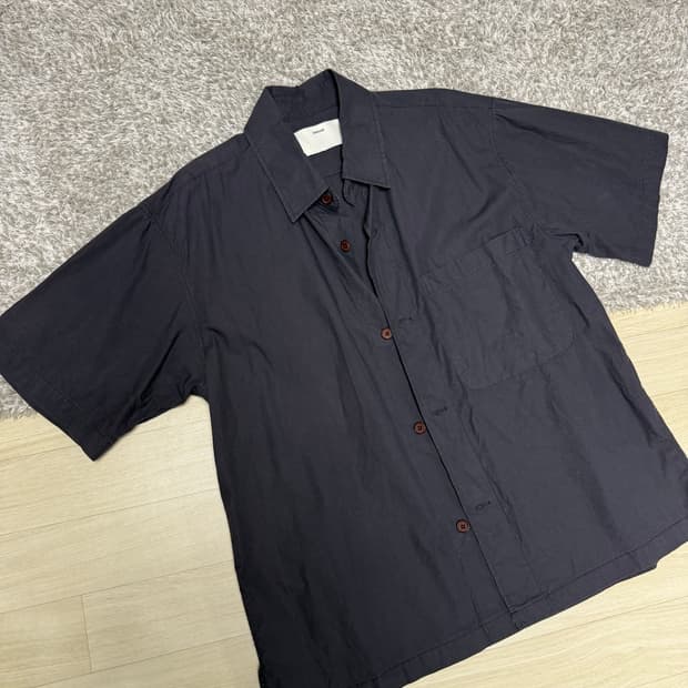 뉴치프시크 코튼 바스락 반팔 셔츠