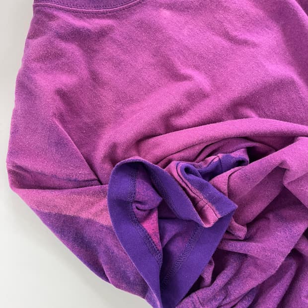 FRADECO HAND FADED PURPLE T-SHIRT