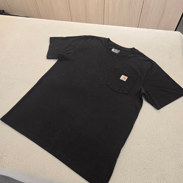 칼하트 포켓 반팔티 블랙 M