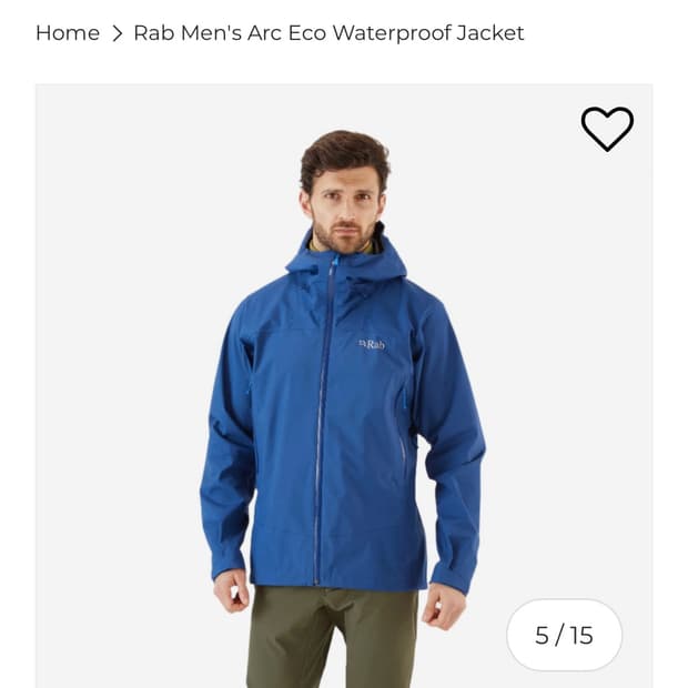 Rab Men's Arc Eco Waterproof Jacket