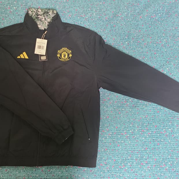 아디다스 맨유 스톤 로즈 앤섬 자켓 (US L)