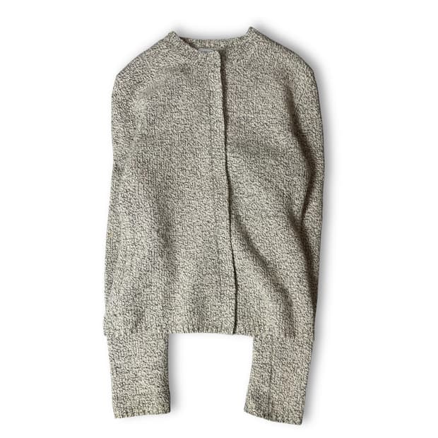 시스템 멜란지 히든버튼 긴팔 가디건 90 