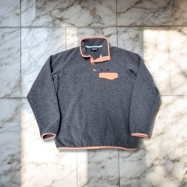 맨즈L) 파타고니아 신칠라 그레이 남자 플리스
