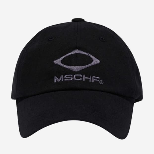 미스치프 롬버스 코튼 볼캡 차콜