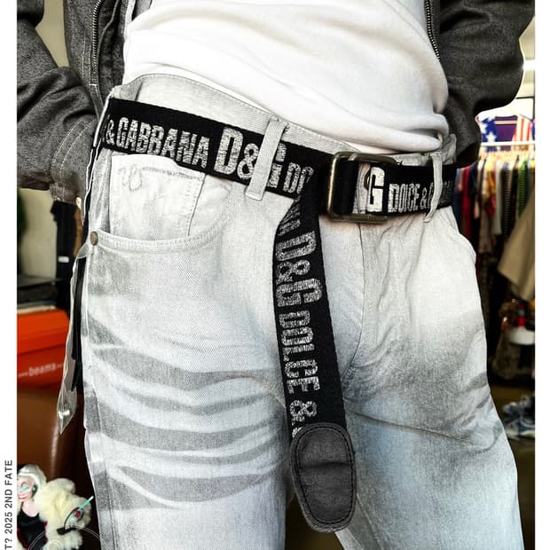 2000s Dolce&Gabbana Layered Weaving belt