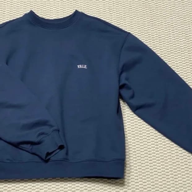 예일 맨투맨 네이비