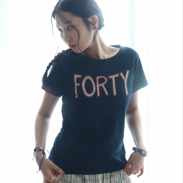 [45rpm] Indigo Denim FORTY-FIVE T-Shirt
