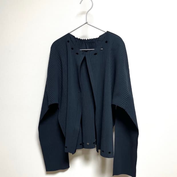 issey miyake me 플리츠 가디건