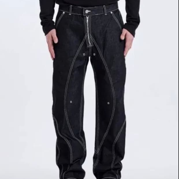 51퍼센트 TUNNEL LINING 데님 트라우저