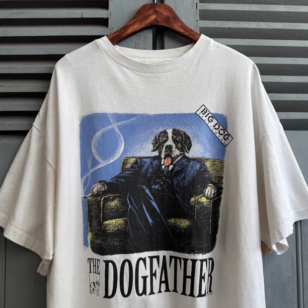 [2XL]BIG DOGS USA THE DOGFATHER 프린팅 티셔츠
