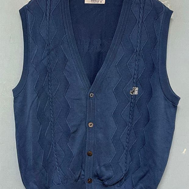 블랙앤화이트 골프 남자조끼 춘추 브이넥 XL 105