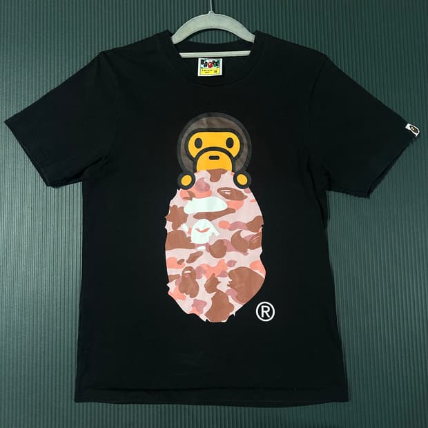 베이프 레이디 카모 마일로 핑크 xs