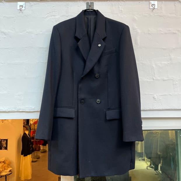 Toga Pulla 토가 풀라 울 코트 블랙 Women 38