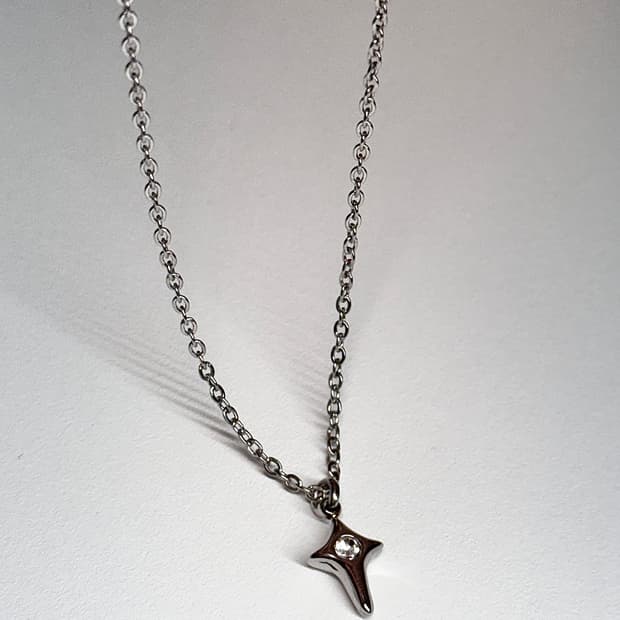 십자가 펜던트 써지컬 목걸이