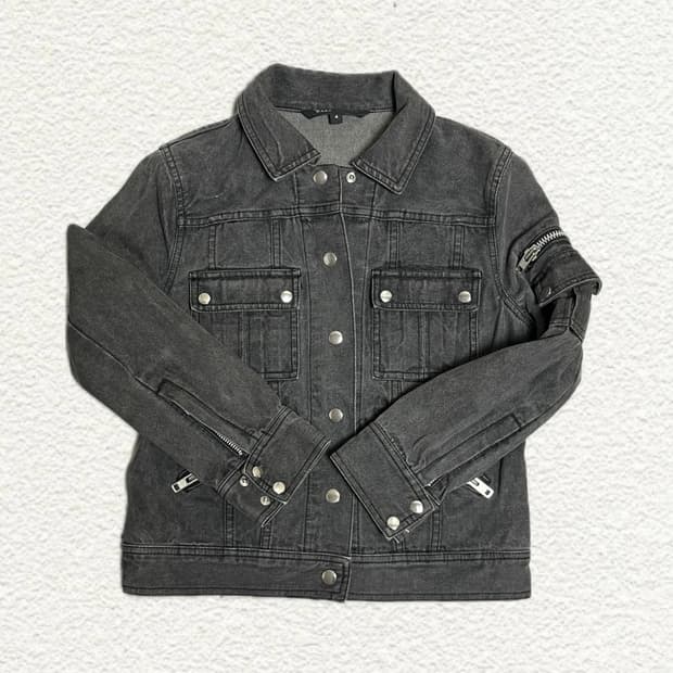 마크제이콥스 블랙 데님 자켓 4사이즈