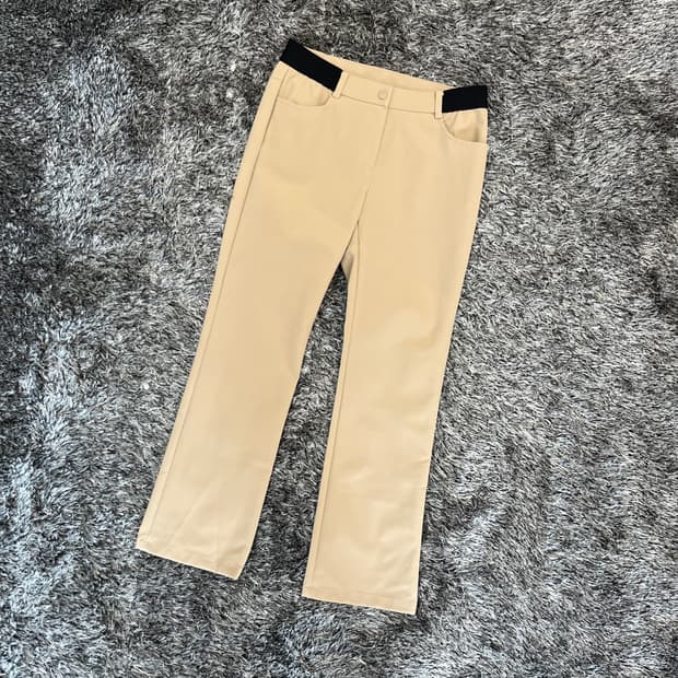 와이드앵글 스트레치 여성 부츠컷 바지 (70)