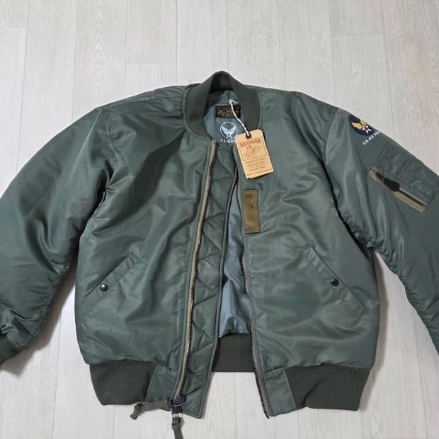 브론슨 MA-1 자켓 올리브 XL