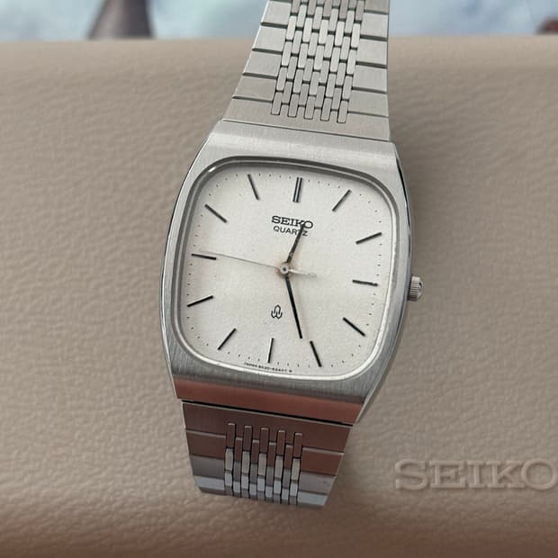 Seiko 세이코 쿼츠 스퀘어 TV 스크린 1981