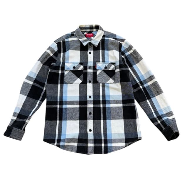 슈프림 플란넬 헤비웨이트 필드 셔츠