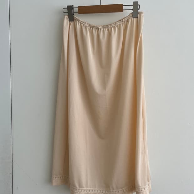 Europe vintage slip skirt