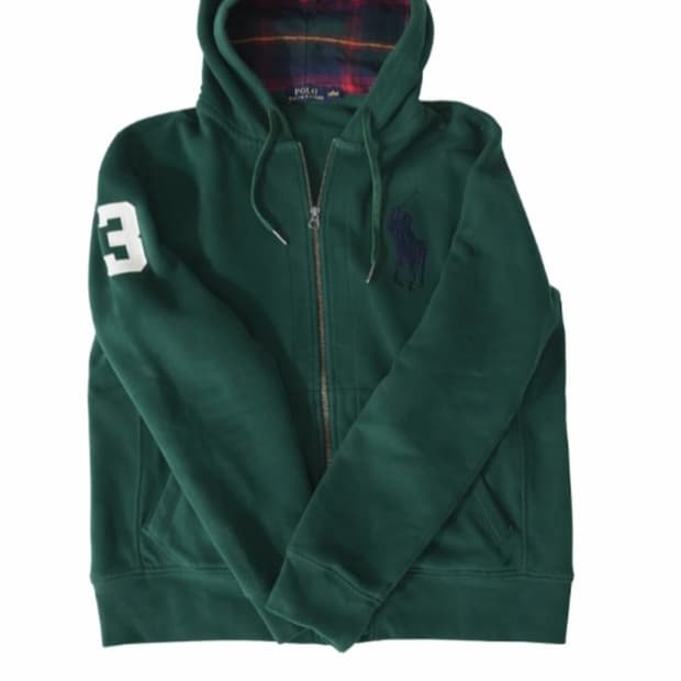 폴로 빅포니 후드집업 