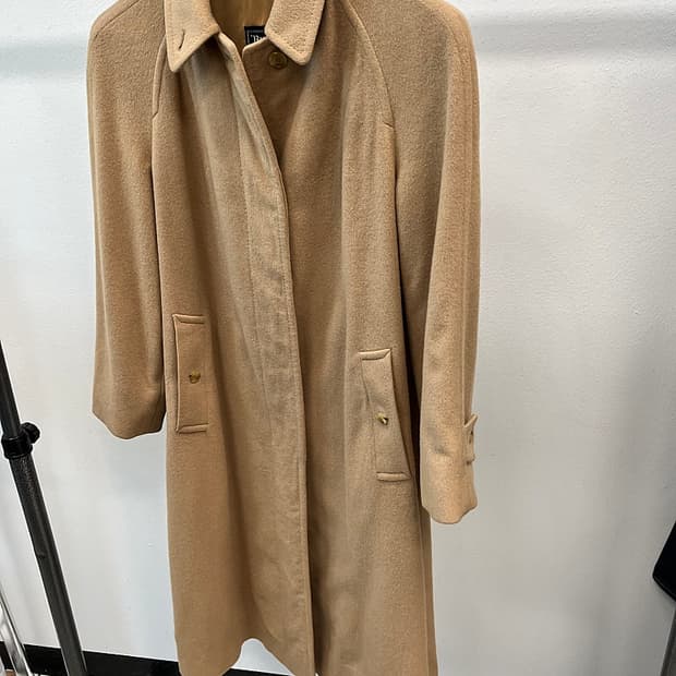 여) 버버리 카멜 캐시미어100% 코트 