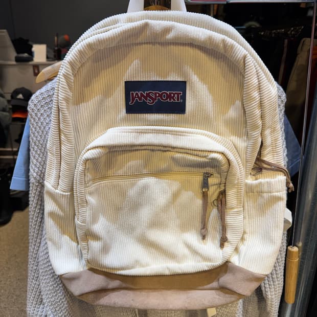 잔스포츠 코듀로이 백팩