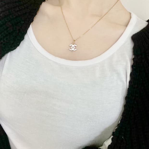 샤넬목걸이 에폭시 기본 제니 빈티지 참 업사이클링 목걸이