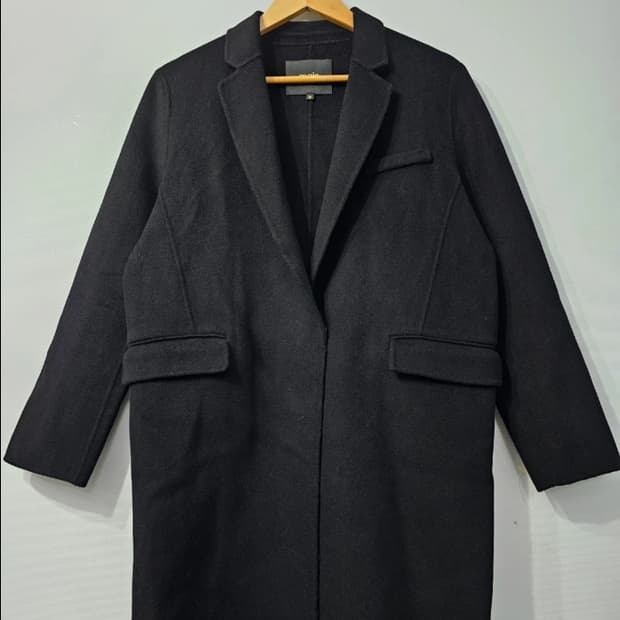 한섬 마쥬 maje 블랙 코트 ~66