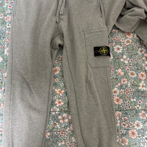 스톤아일랜드 스웻 조거 팬츠 