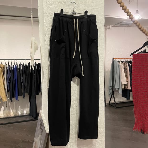 릭오웬스 드로스트링 롱팬츠