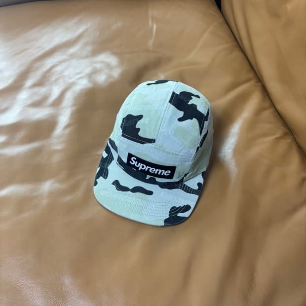 Supreme 슈프림 우드랜드 카모 캠프캡 모자 Woodland Camo