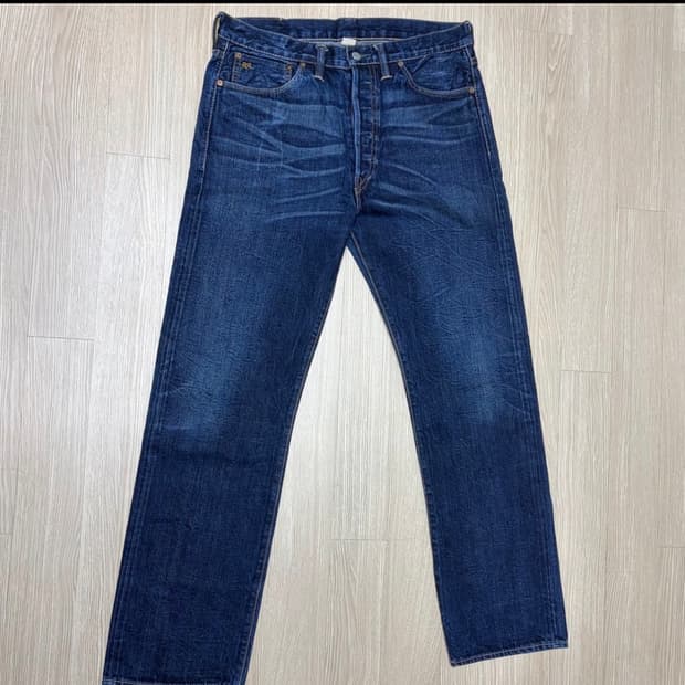 [34x32] RRL 셀비지 스트레이트 데님 made in usa