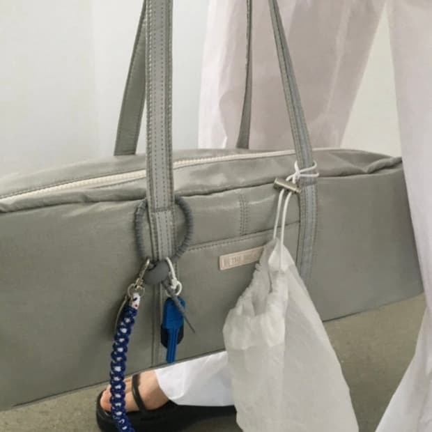 브리드 실버 볼링백