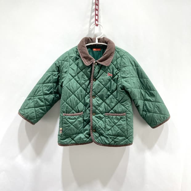 에뜨와 키즈 경량패딩자켓 그린 덕다운 120 