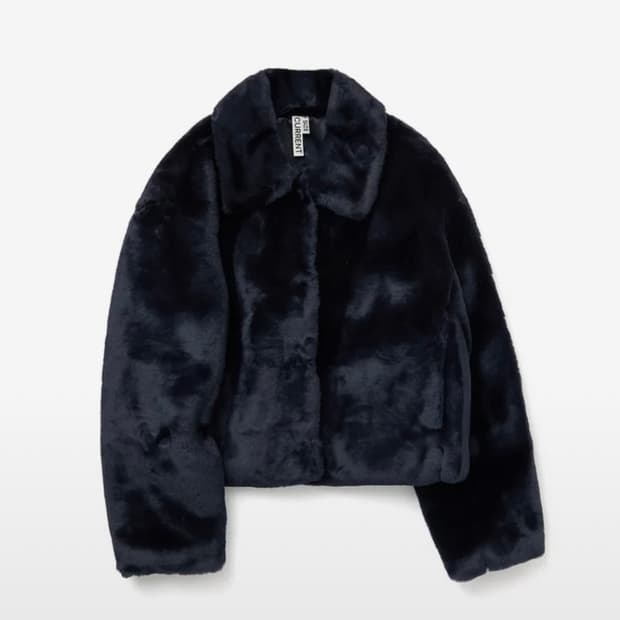 커렌트 퍼 크롭 자켓